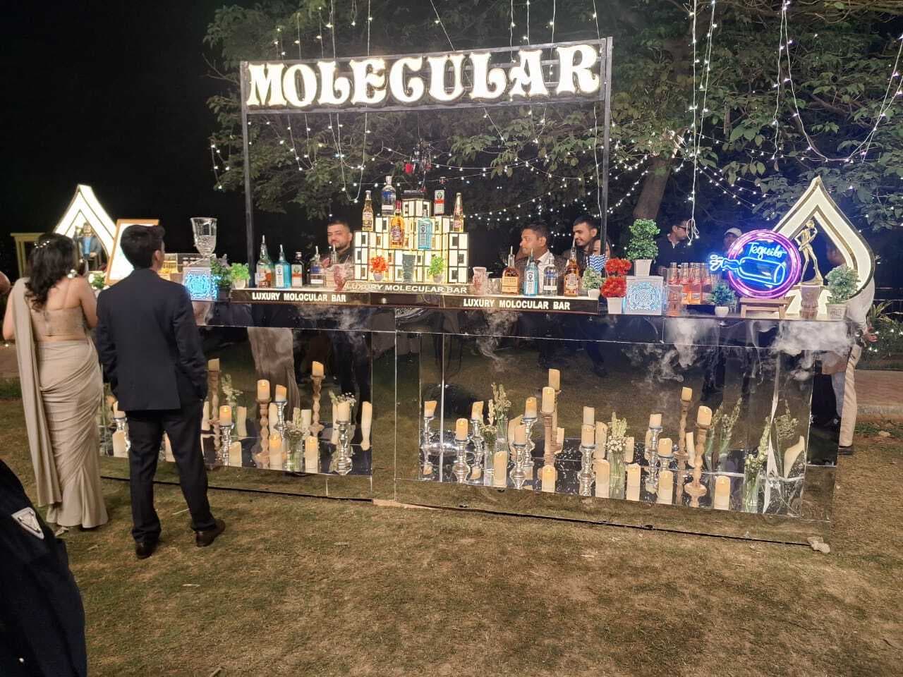 Outdoor Luxury Molecular Bar setup
