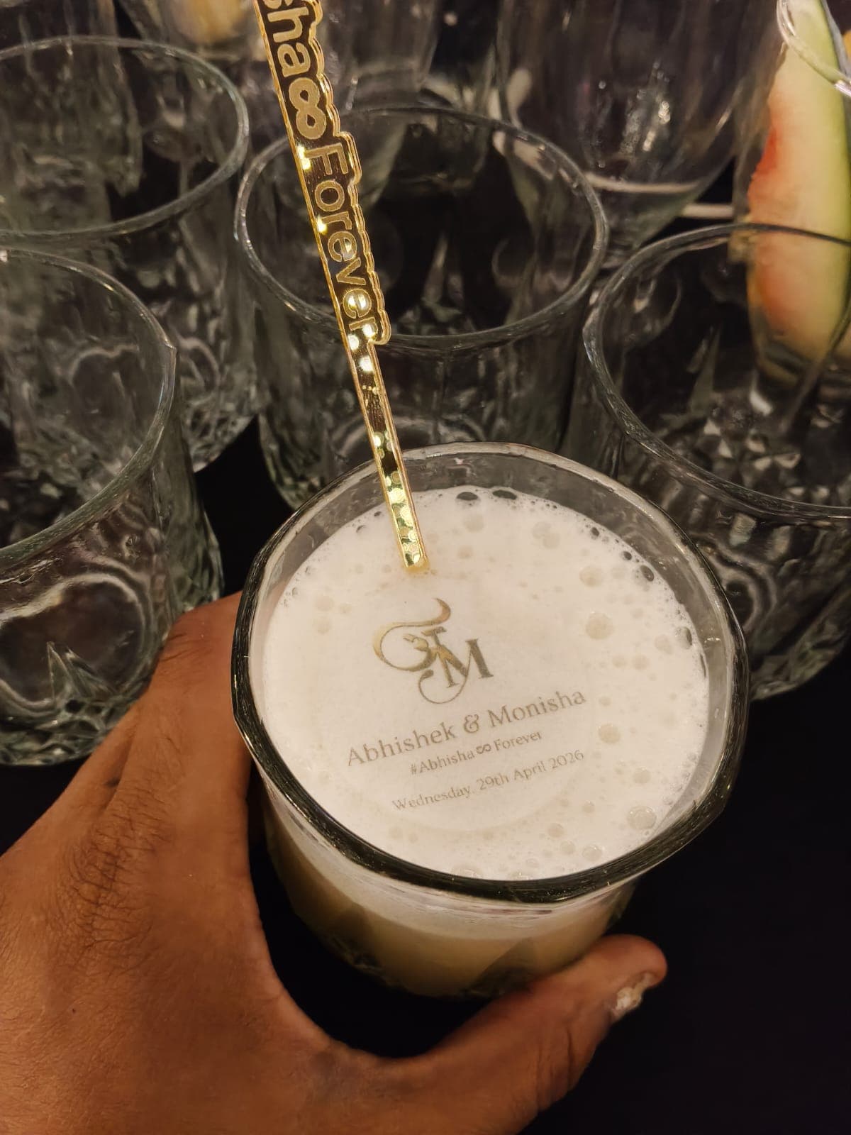 Bartender in action