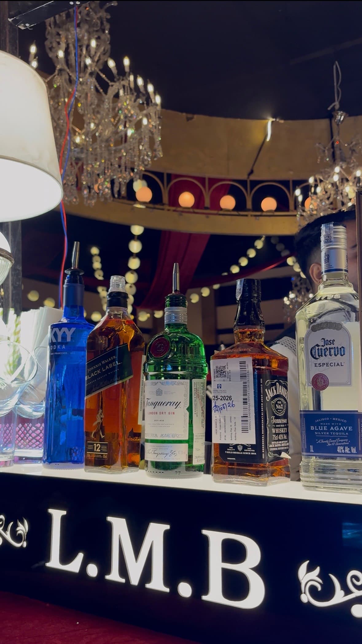 Luxury venue bar